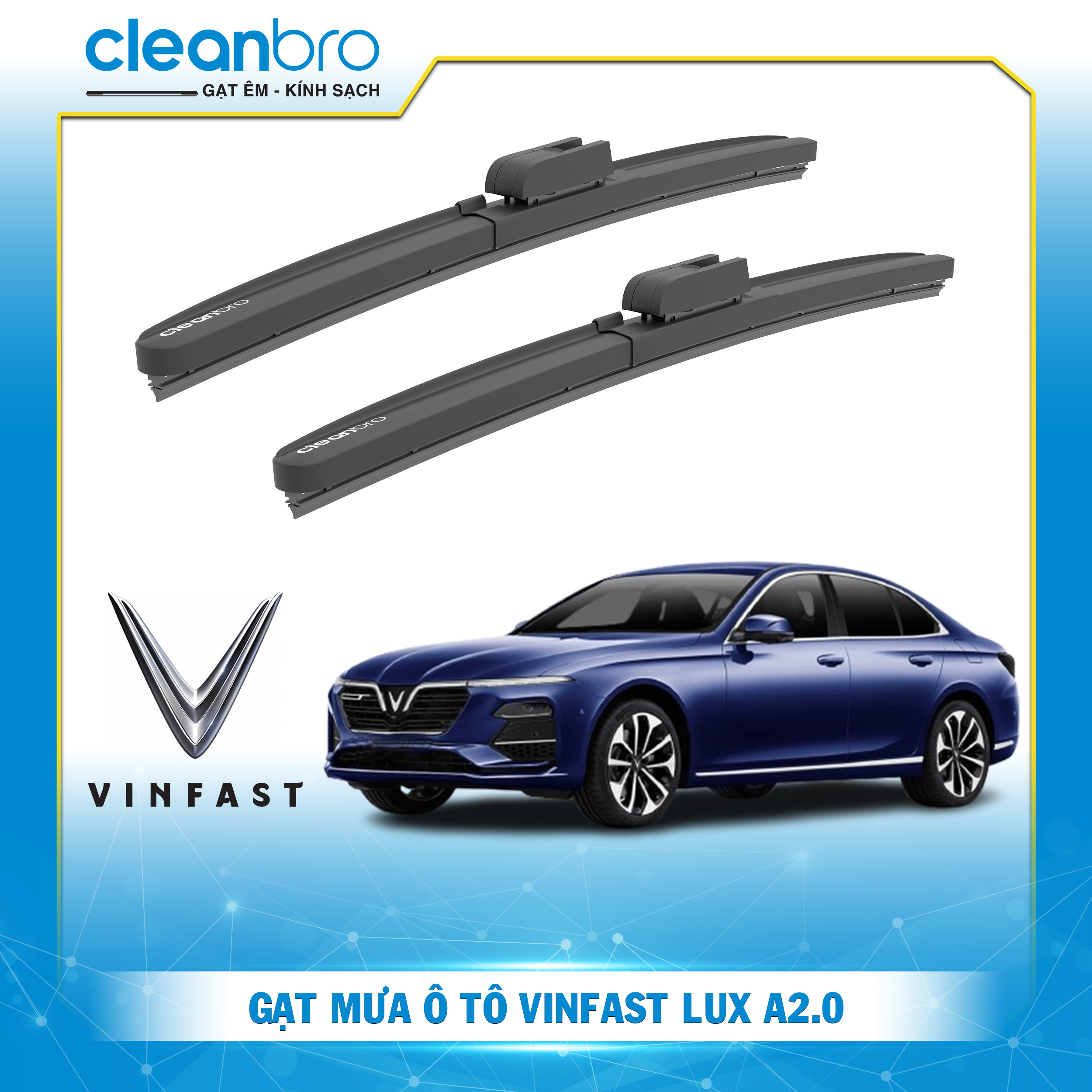 Gạt mưa ô tô hiệu ứng lá sen Vinfast Lux A 2.0